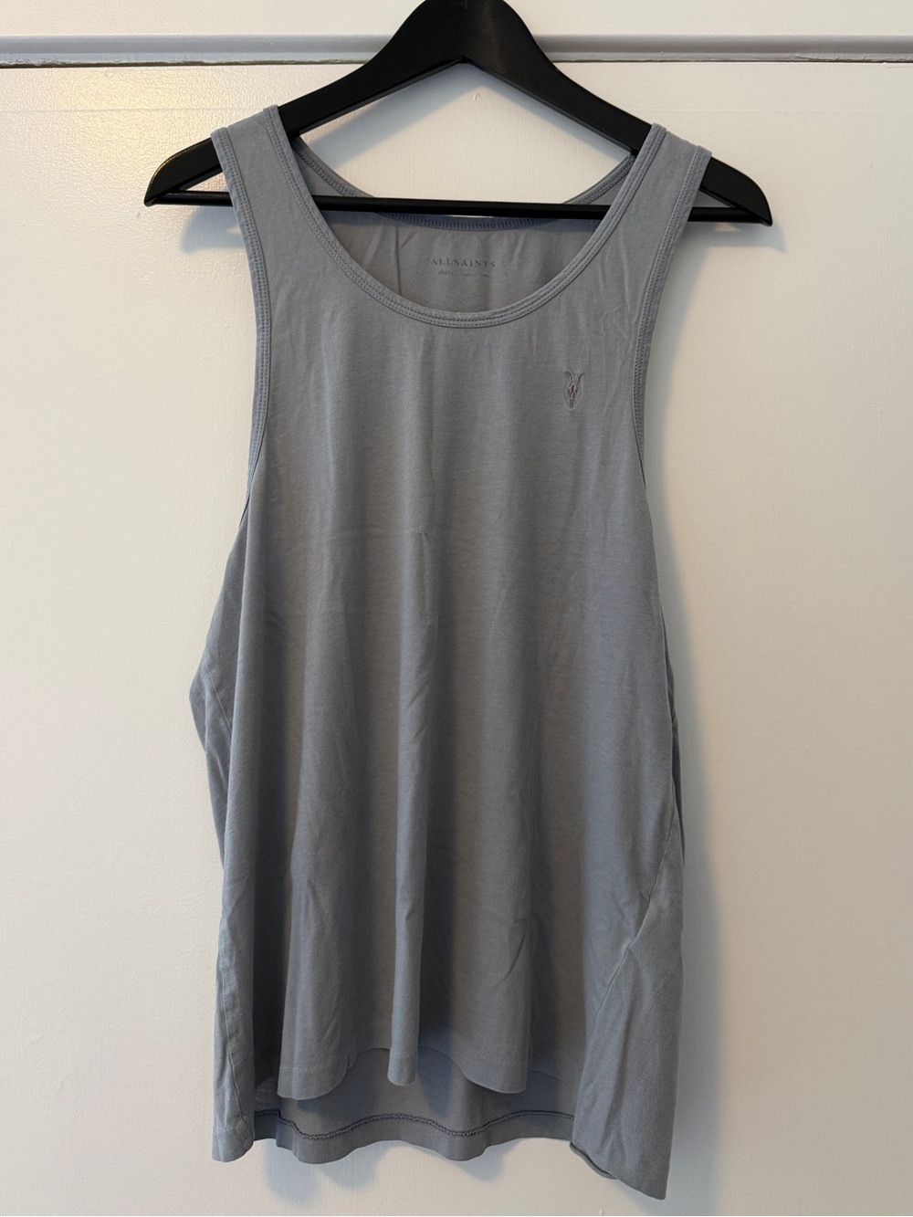 All Saints Men’s Gray Sleeveless Tank Top - Small